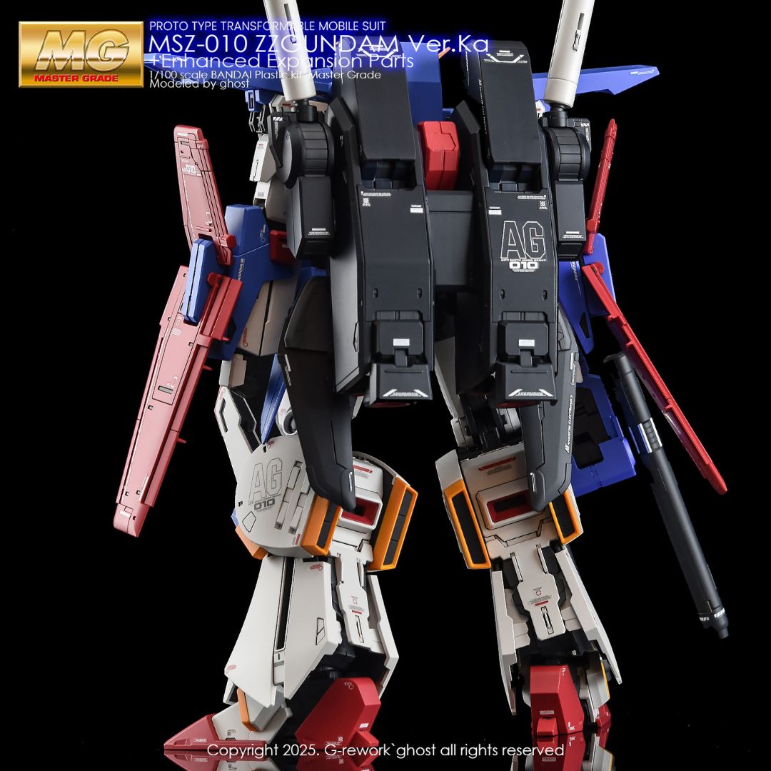 G-Rework Decal - [MG] MSZ-010 ZZ GUNDAM VER KA & ENHANCED PARTS
