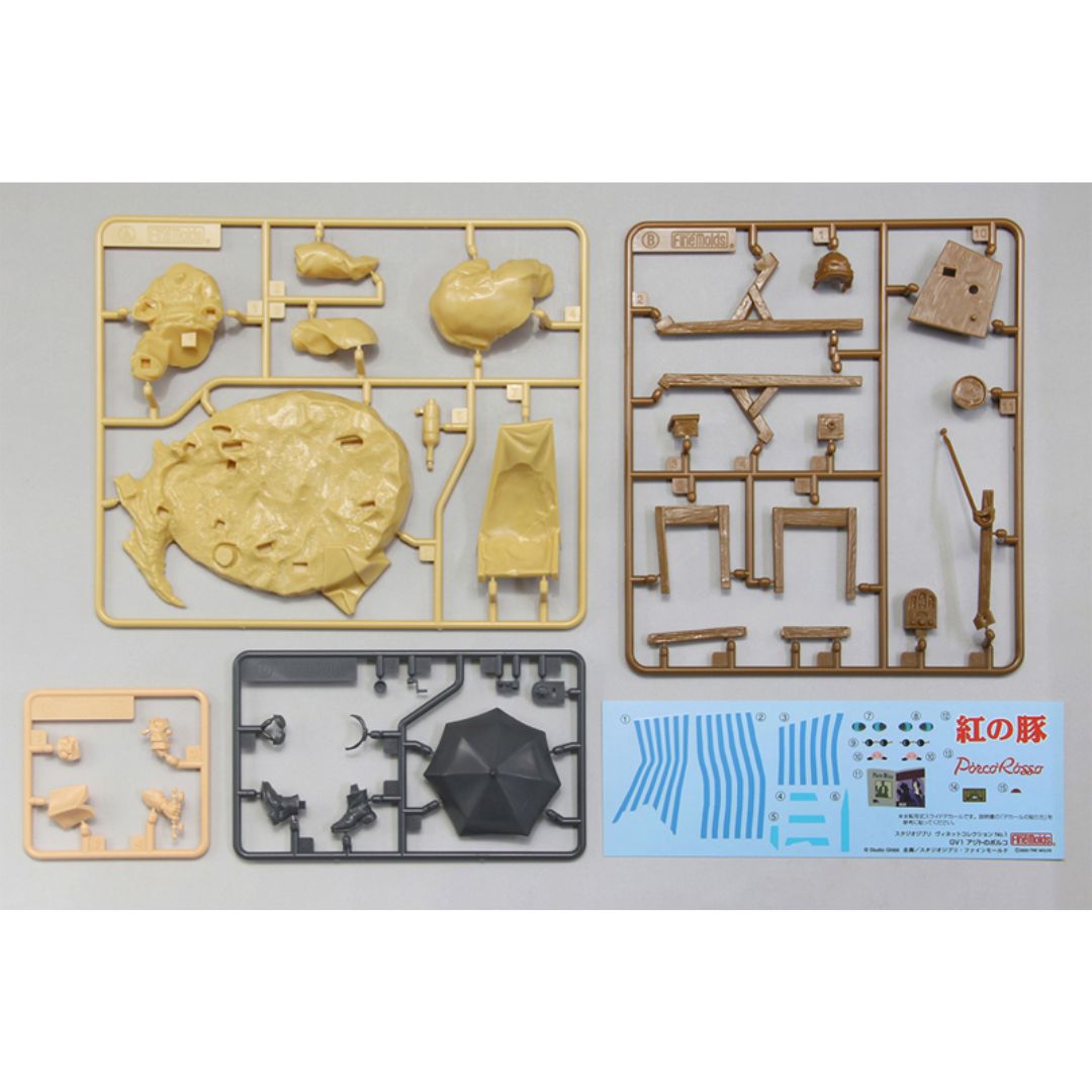 Finemolds 1/48 Porco Rosso Hideout Model Kit (To Paint)