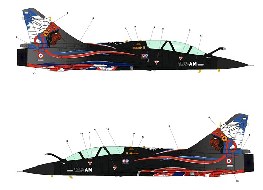 1/48 Mirage 2000N La Fayette (US) (KINETIC K48124)