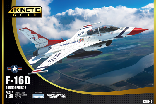 1/48 F-16D Thunderbirds (KINETIC K48148)