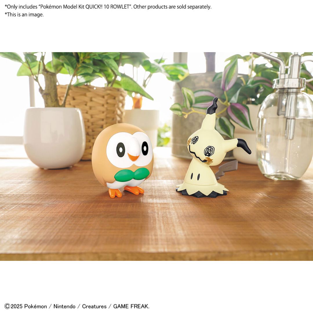 Bandai Pokemon Plastic Model Collection Quick !! 10 Rowlet