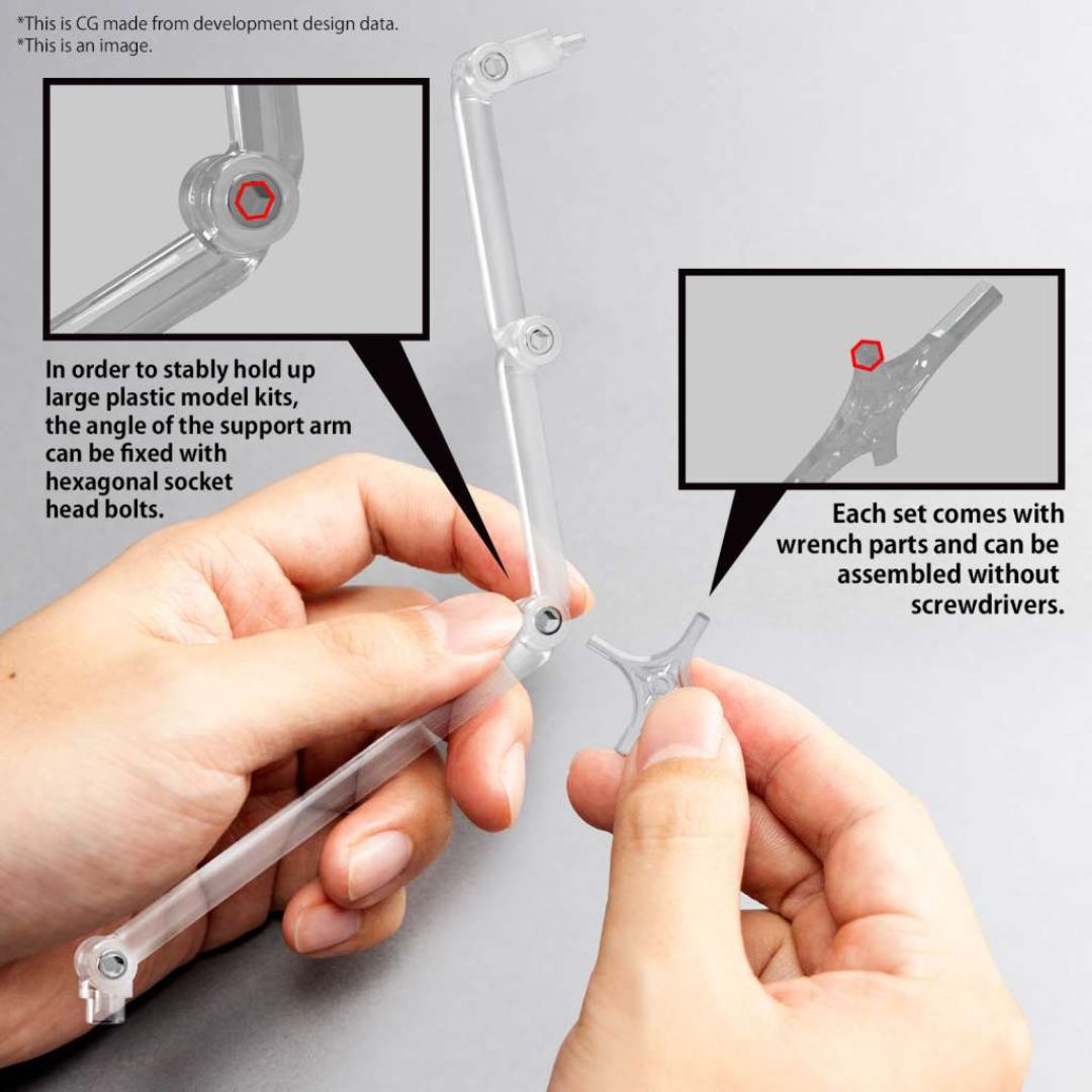 Bandai Action Base 8 (Clear Color)