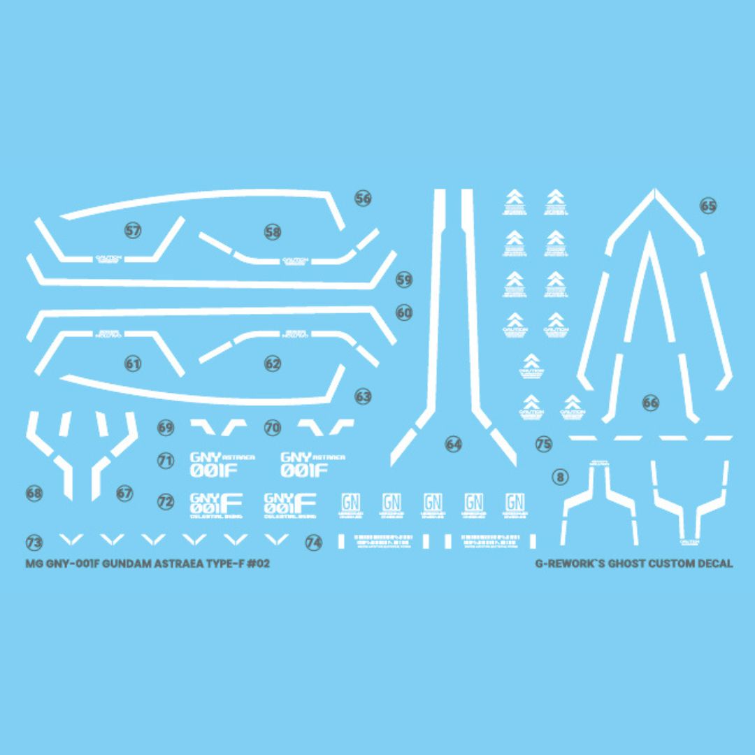 G-Rework Decal - [MG] GNY 001F GUNDAM ASTRAEA TYPE F