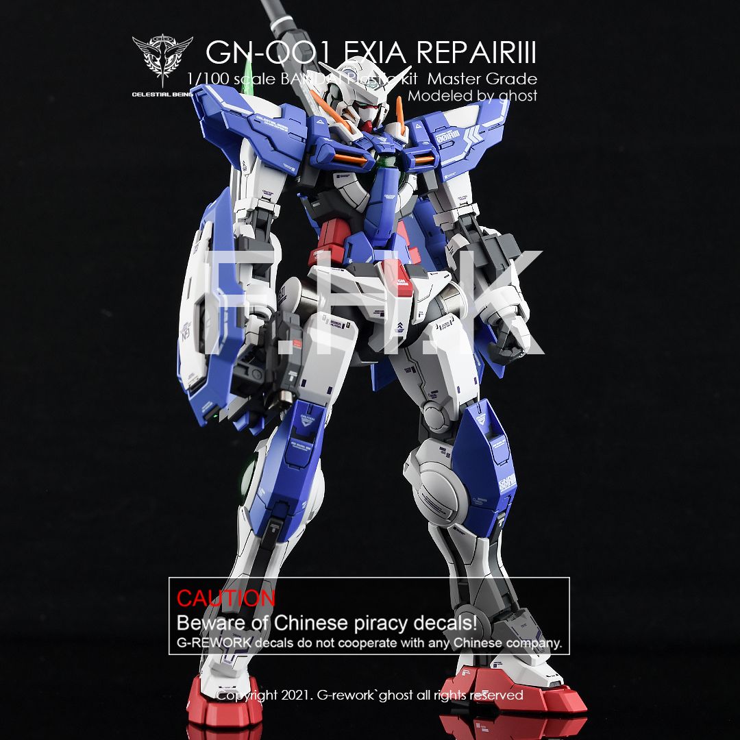 G-Rework Decal - [MG] GUNDAM EXIA REPAIR III