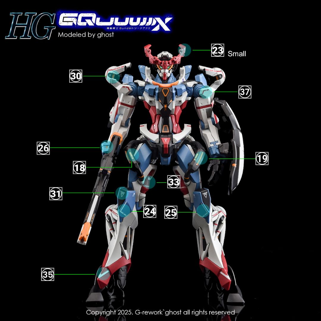 G-Rework Decal - [HG] GQUUUUUUX GMS-A