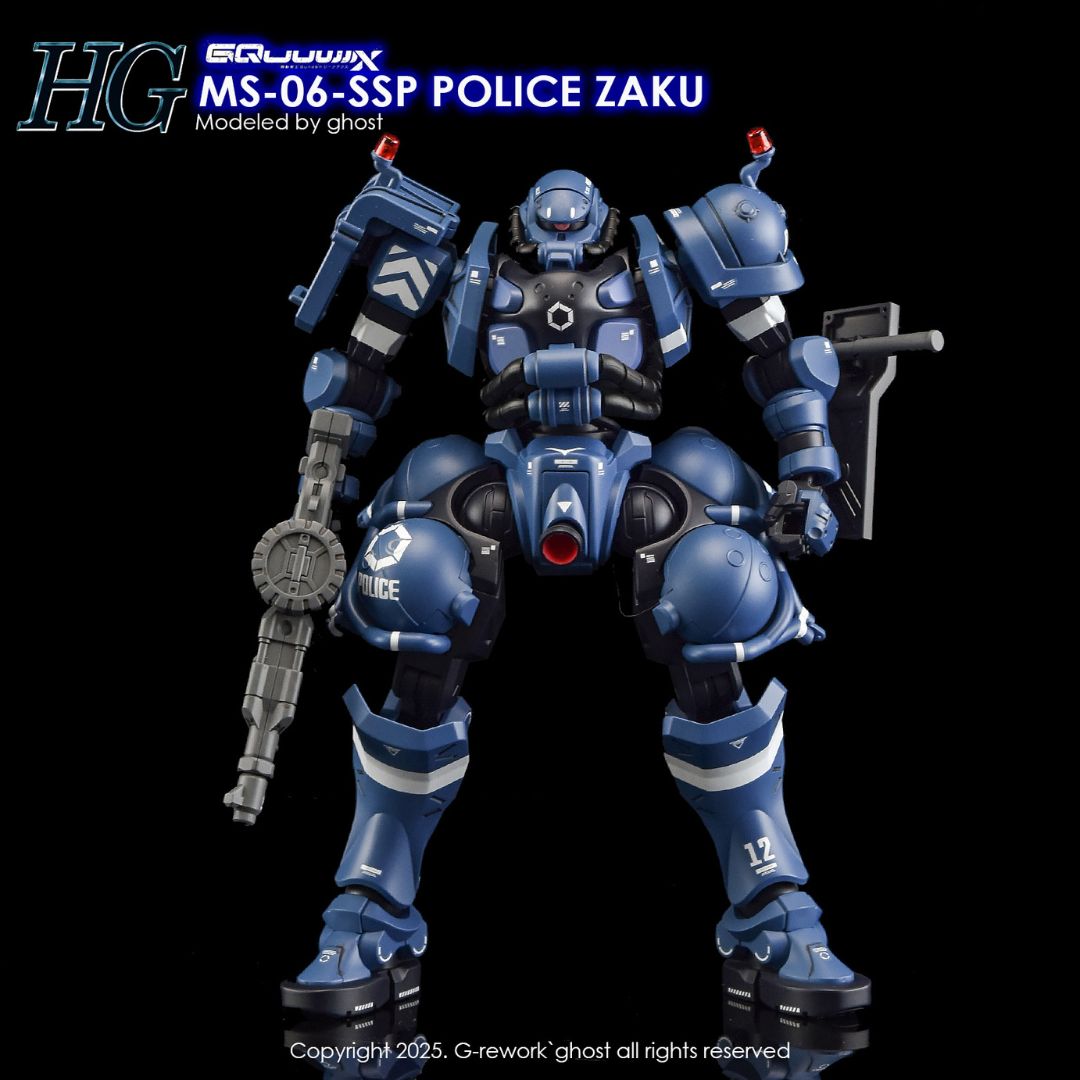 G-Rework Decal - [HG] GQUUUUUUX MS-06-SSP POLICE ZAKU
