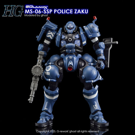 G-Rework Decal - [HG] GQUUUUUUX MS-06-SSP POLICE ZAKU
