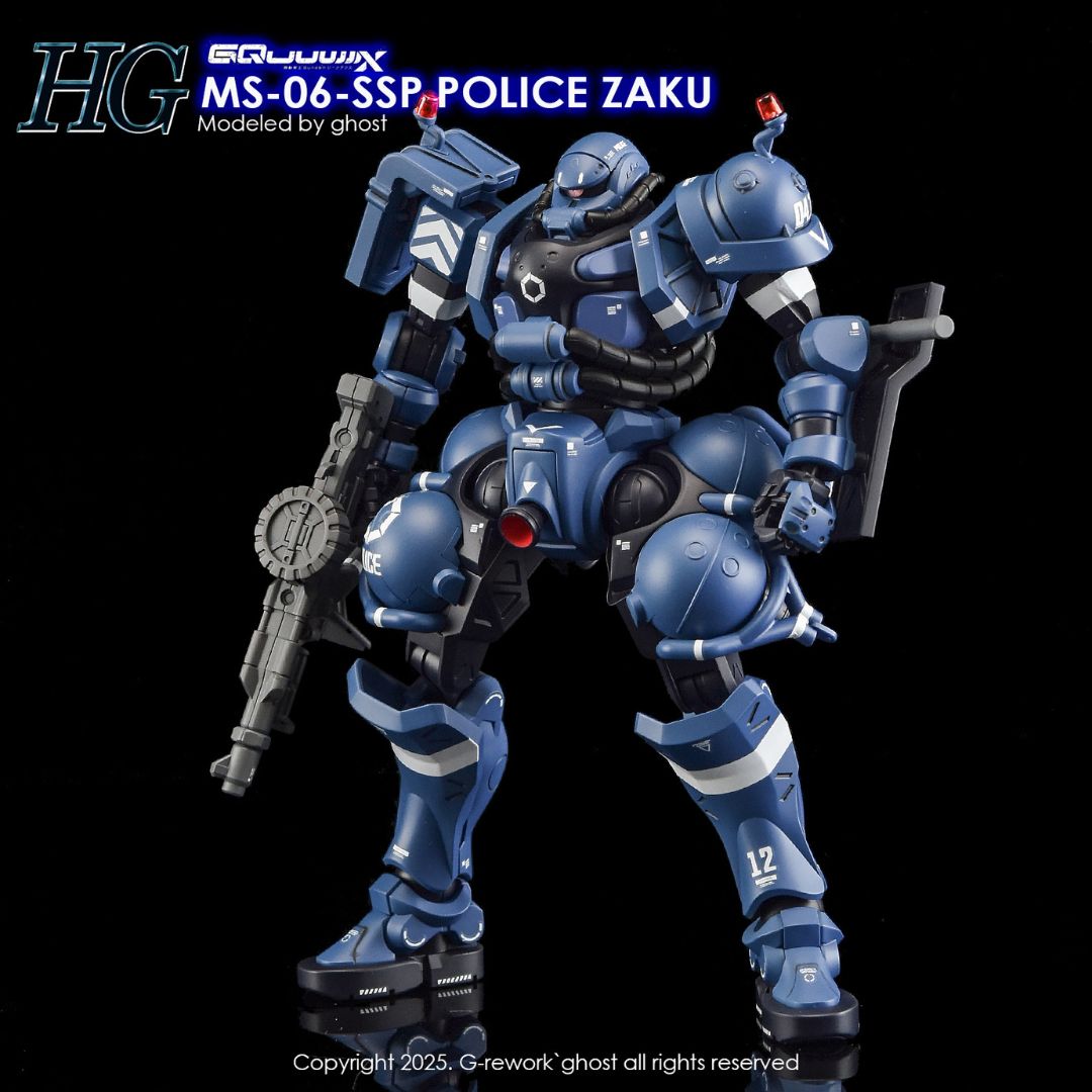 G-Rework Decal - [HG] GQUUUUUUX MS-06-SSP POLICE ZAKU