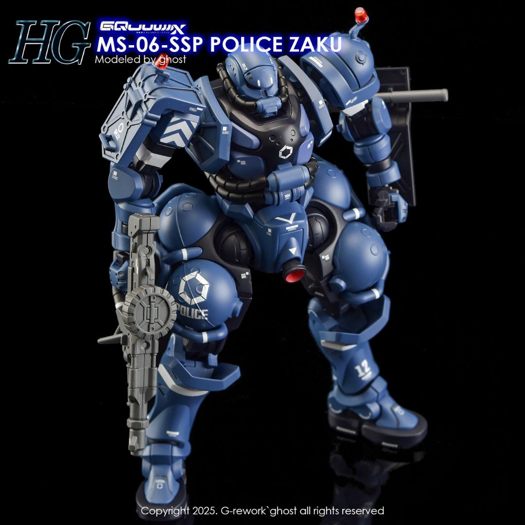 G-Rework Decal - [HG] GQUUUUUUX MS-06-SSP POLICE ZAKU