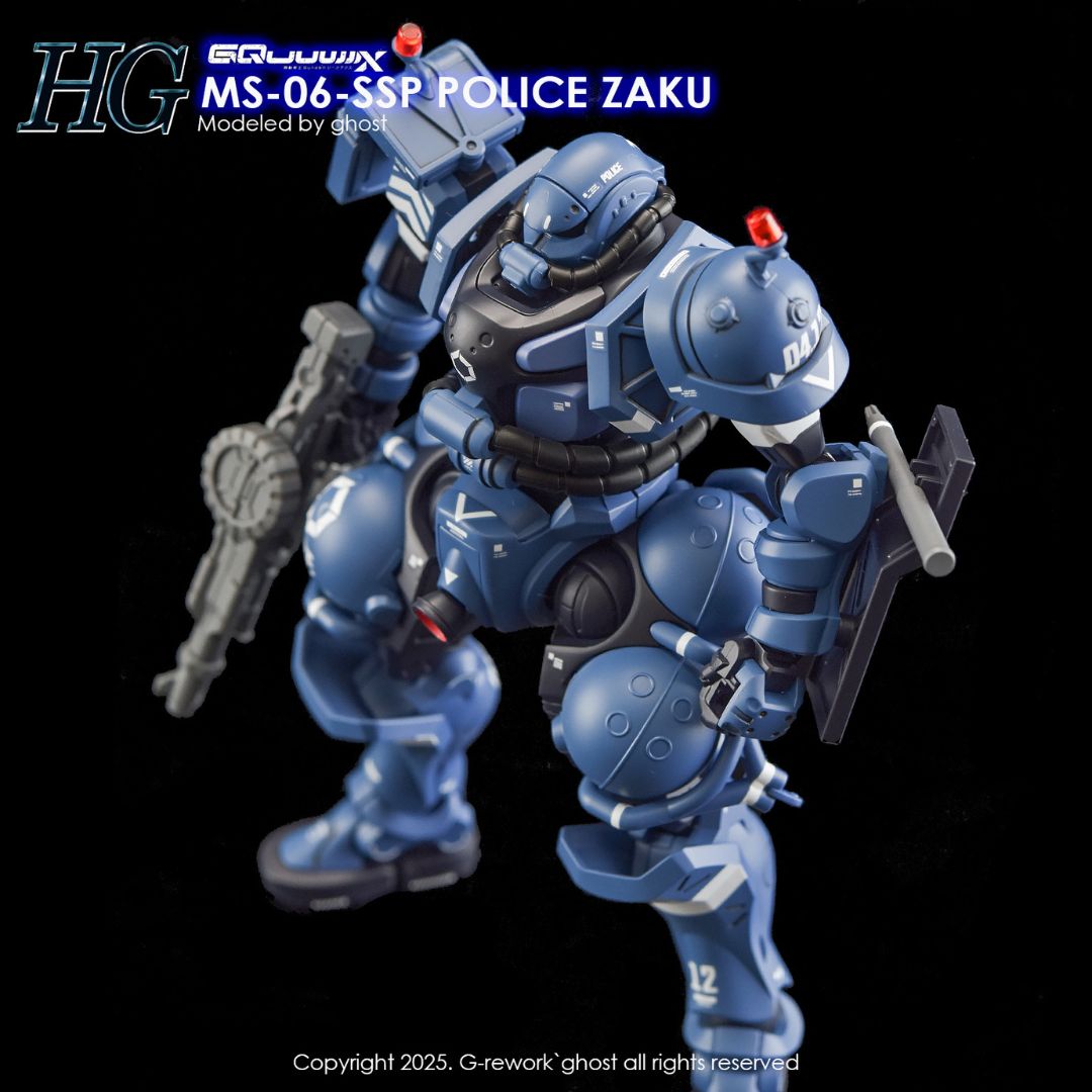 G-Rework Decal - [HG] GQUUUUUUX MS-06-SSP POLICE ZAKU