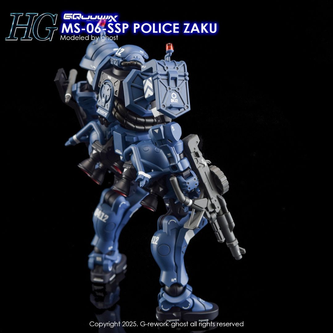 G-Rework Decal - [HG] GQUUUUUUX MS-06-SSP POLICE ZAKU