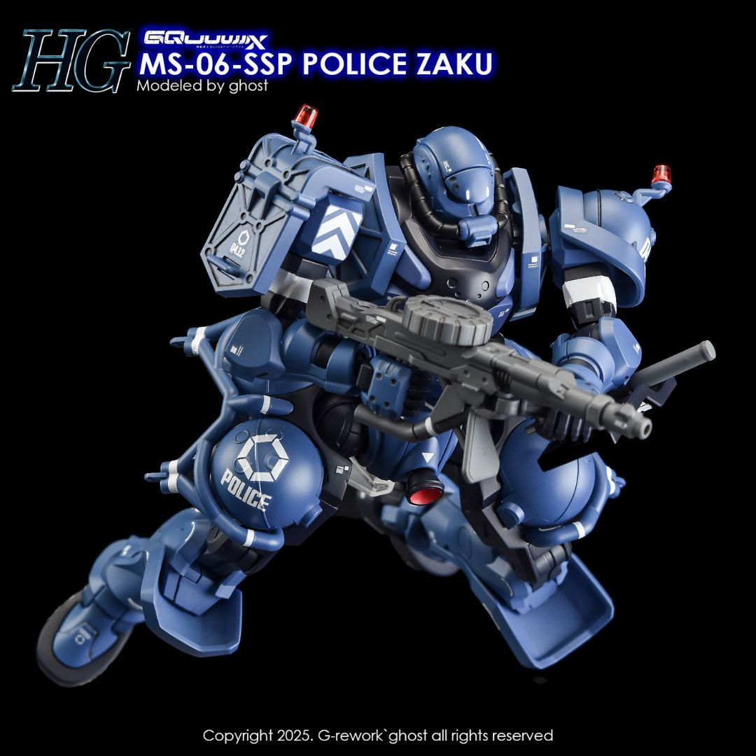 G-Rework Decal - [HG] GQUUUUUUX MS-06-SSP POLICE ZAKU
