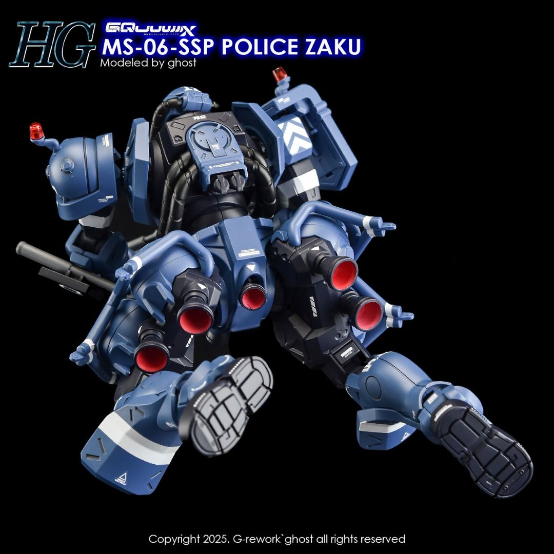 G-Rework Decal - [HG] GQUUUUUUX MS-06-SSP POLICE ZAKU
