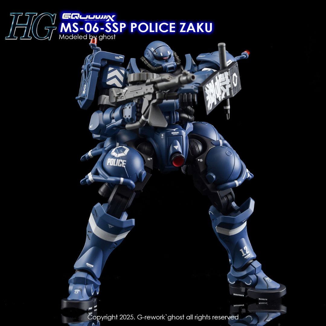 G-Rework Decal - [HG] GQUUUUUUX MS-06-SSP POLICE ZAKU