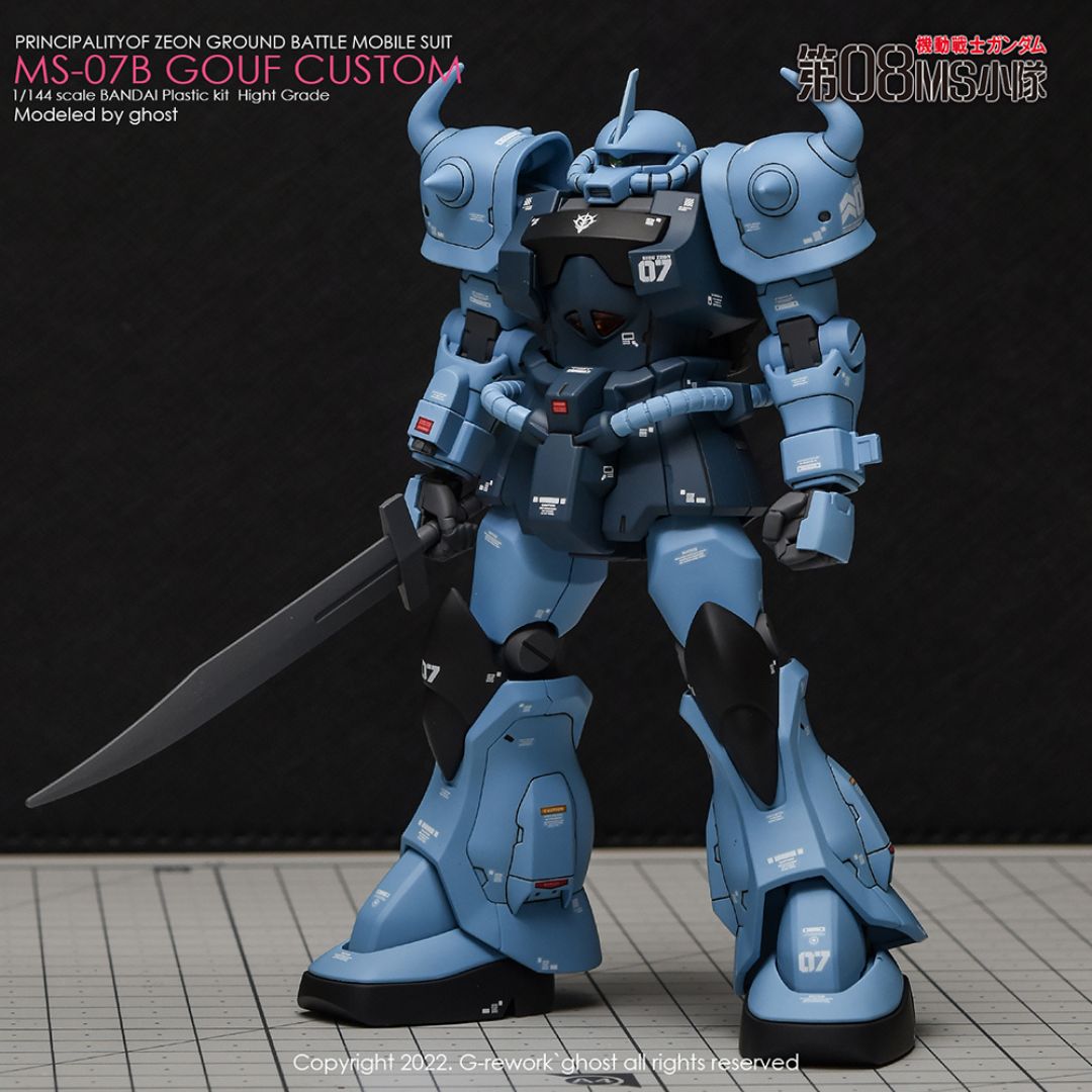 G-Rework Decal - [HG] MS-07B-3 GOUF CUSTOM