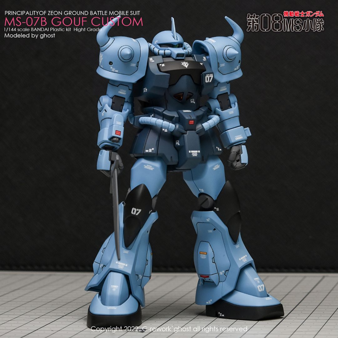 G-Rework Decal - [HG] MS-07B-3 GOUF CUSTOM