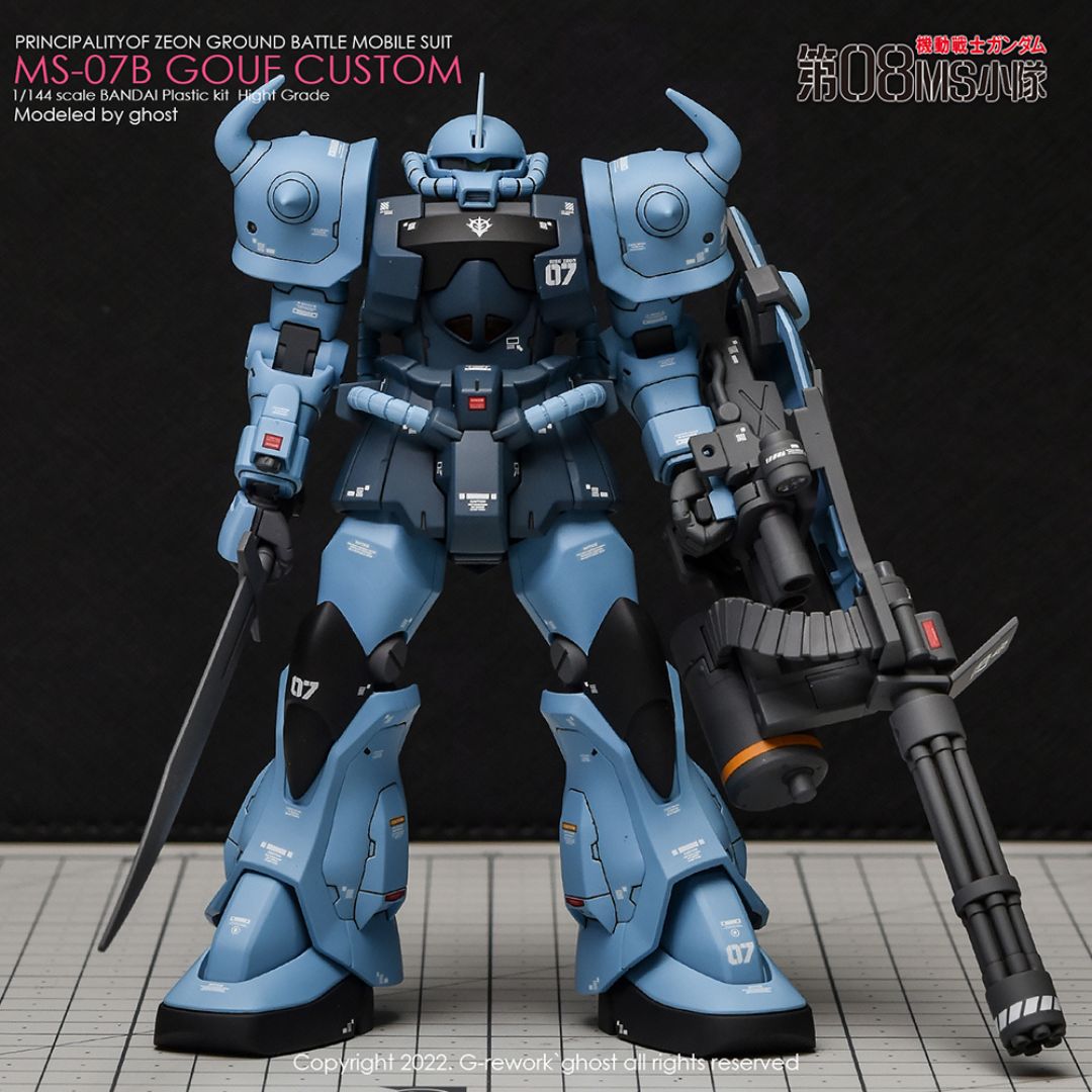 G-Rework Decal - [HG] MS-07B-3 GOUF CUSTOM