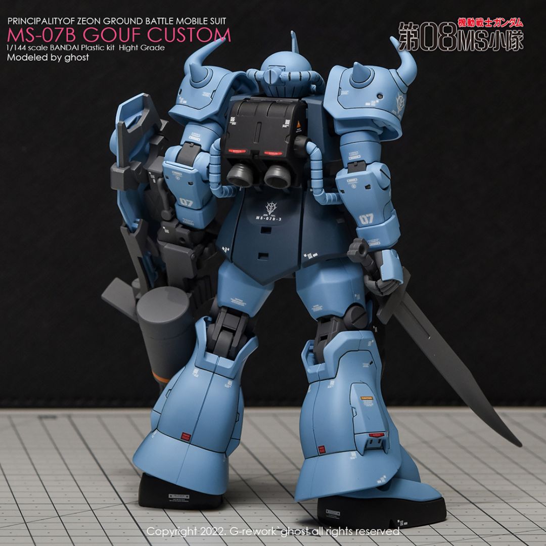 G-Rework Decal - [HG] MS-07B-3 GOUF CUSTOM