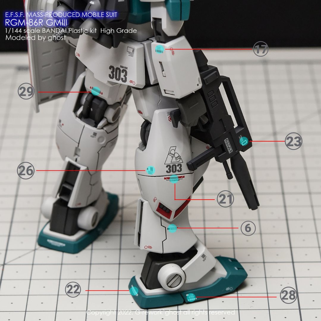 G-Rework Decal - [HG] RGM-86R GMIII