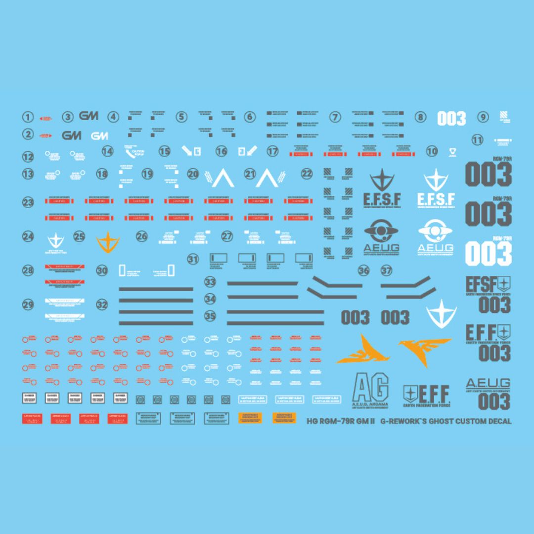 G-Rework Decal - [HG] RMS-179 GMII