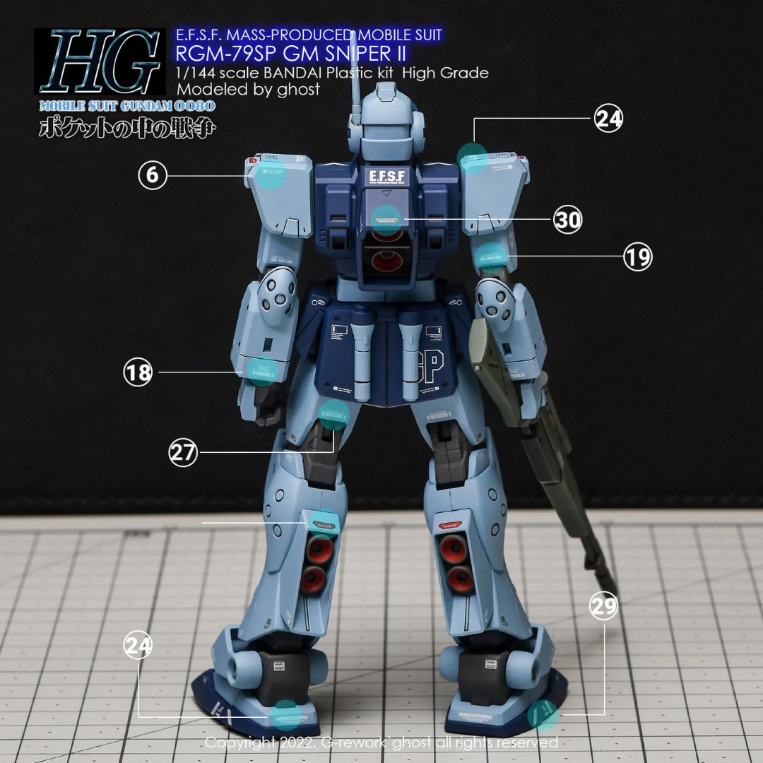 G-Rework Decal - [HG] RGM-79SP GM SNIPPER 2