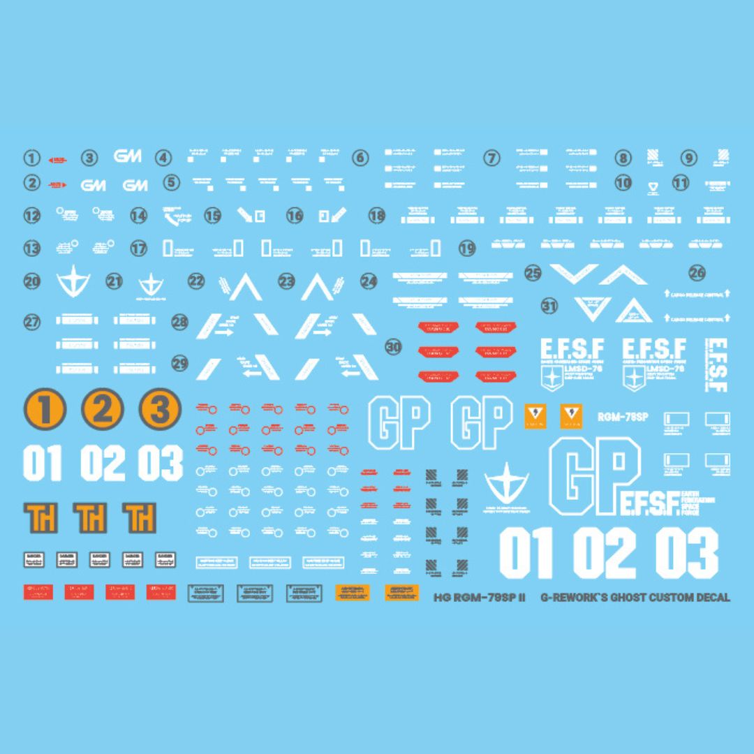 G-Rework Decal - [HG] RGM-79SP GM SNIPPER 2