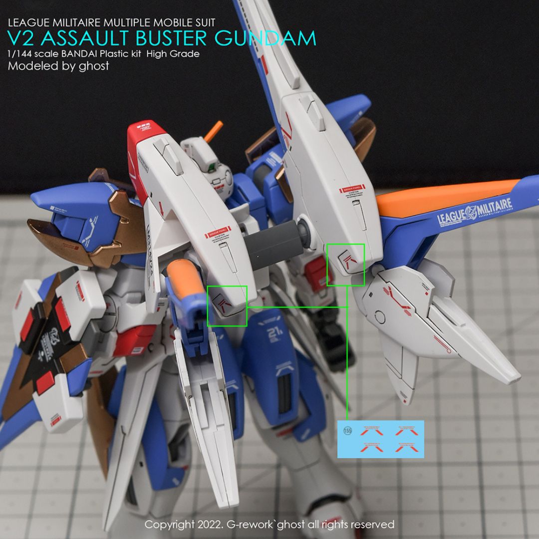 G-Rework Decal - [HG] V2 ASSAULT BUSTER GUNDAM