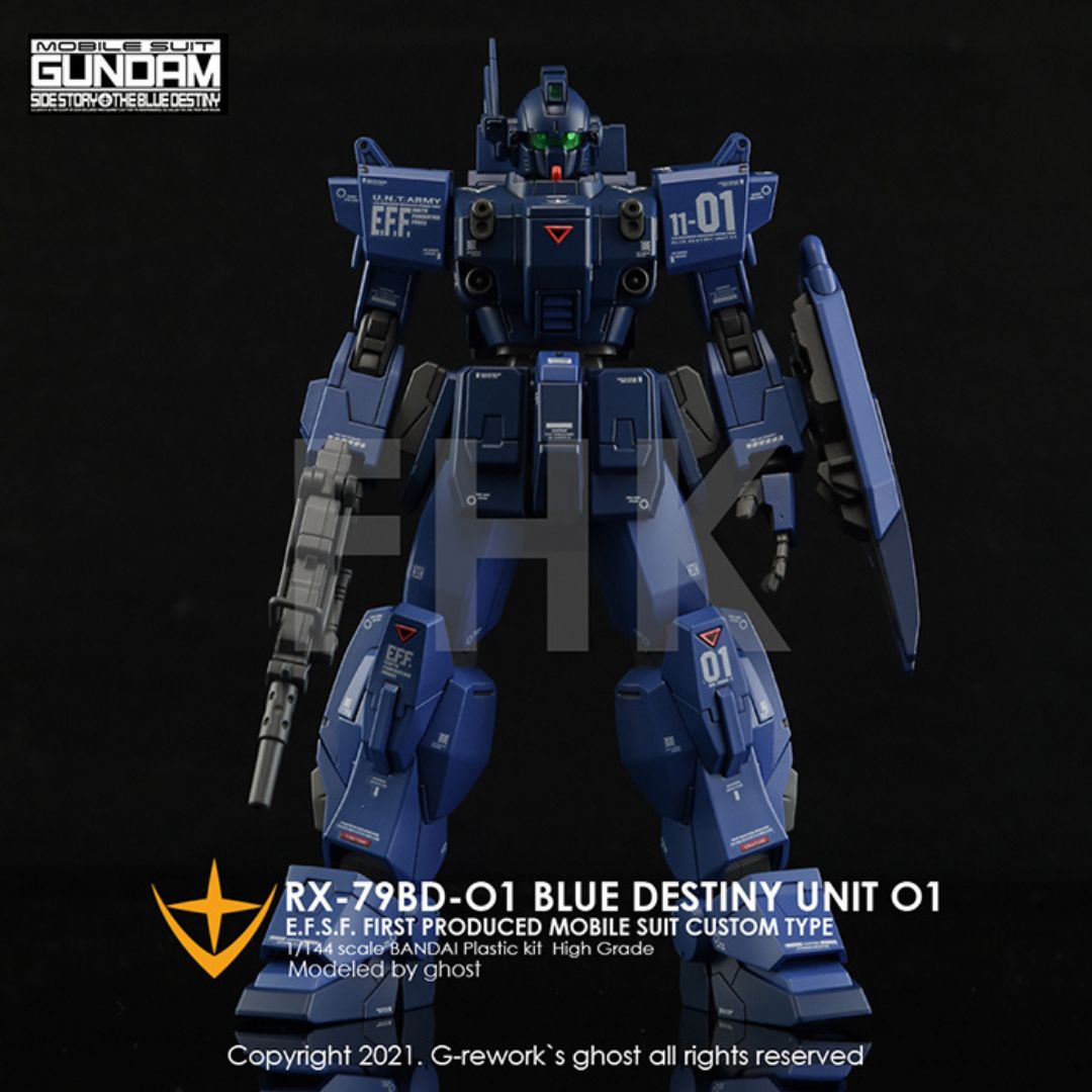 G-Rework Decal - [HG] RX-79 BD-01 [BLUE DESTINY UNIT 01]