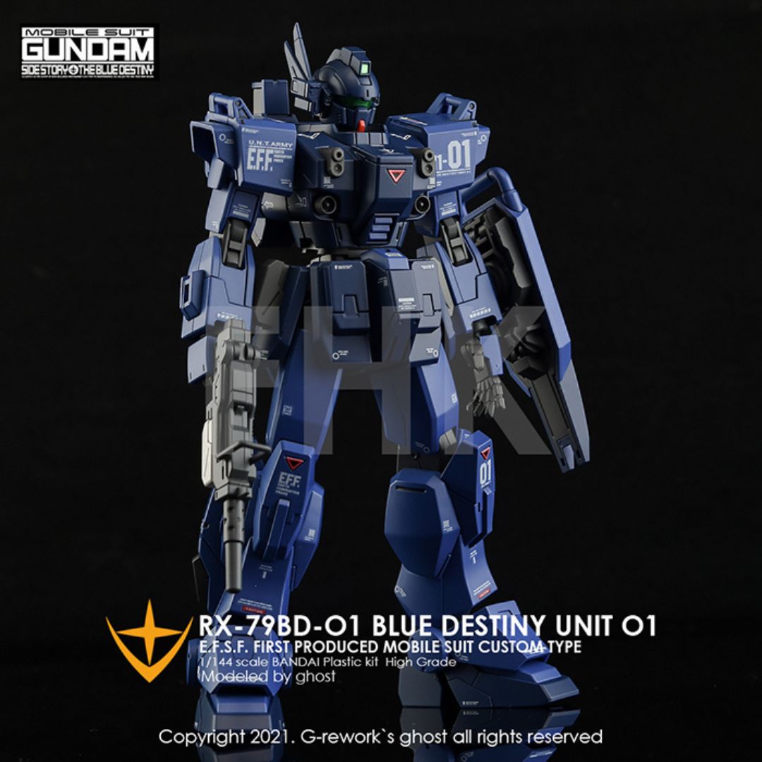 G-Rework Decal - [HG] RX-79 BD-01 [BLUE DESTINY UNIT 01]