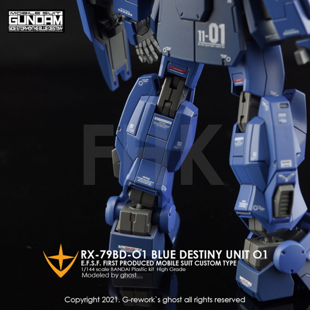 G-Rework Decal - [HG] RX-79 BD-01 [BLUE DESTINY UNIT 01]