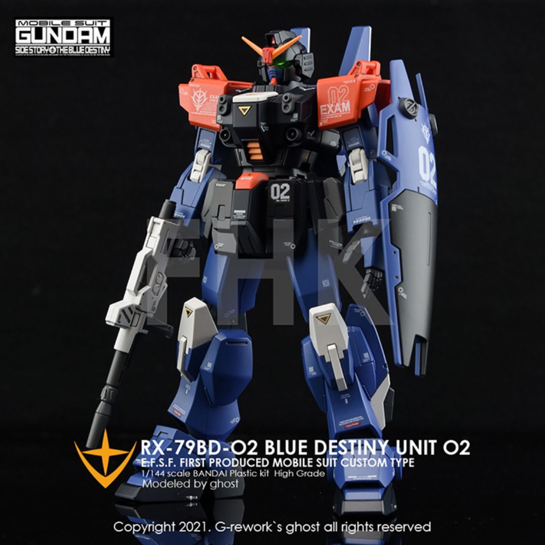 G-Rework Decal - [HG] RX-79 BD-02 [BLUE DESTINY UNIT 02]