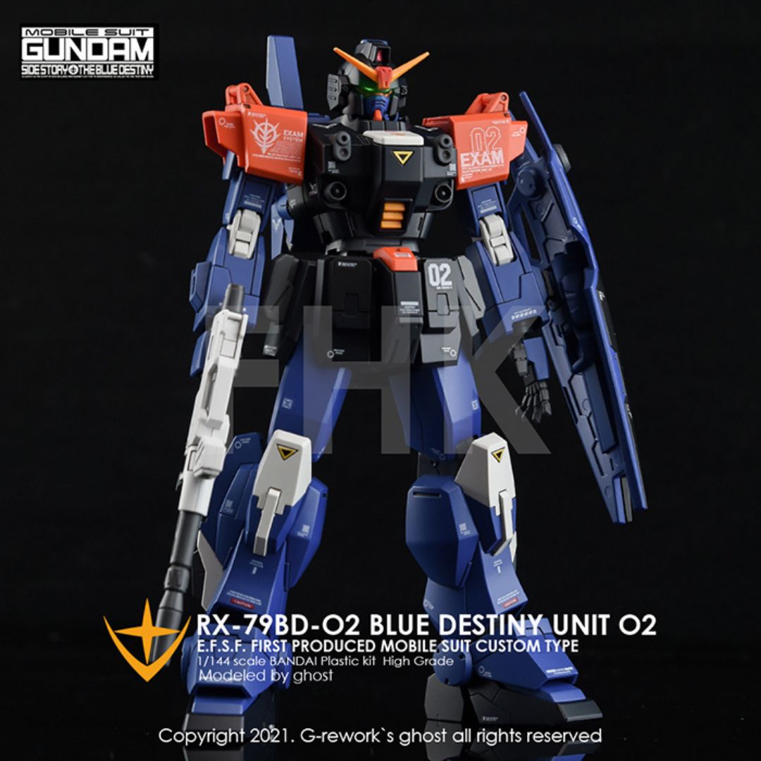 G-Rework Decal - [HG] RX-79 BD-02 [BLUE DESTINY UNIT 02]