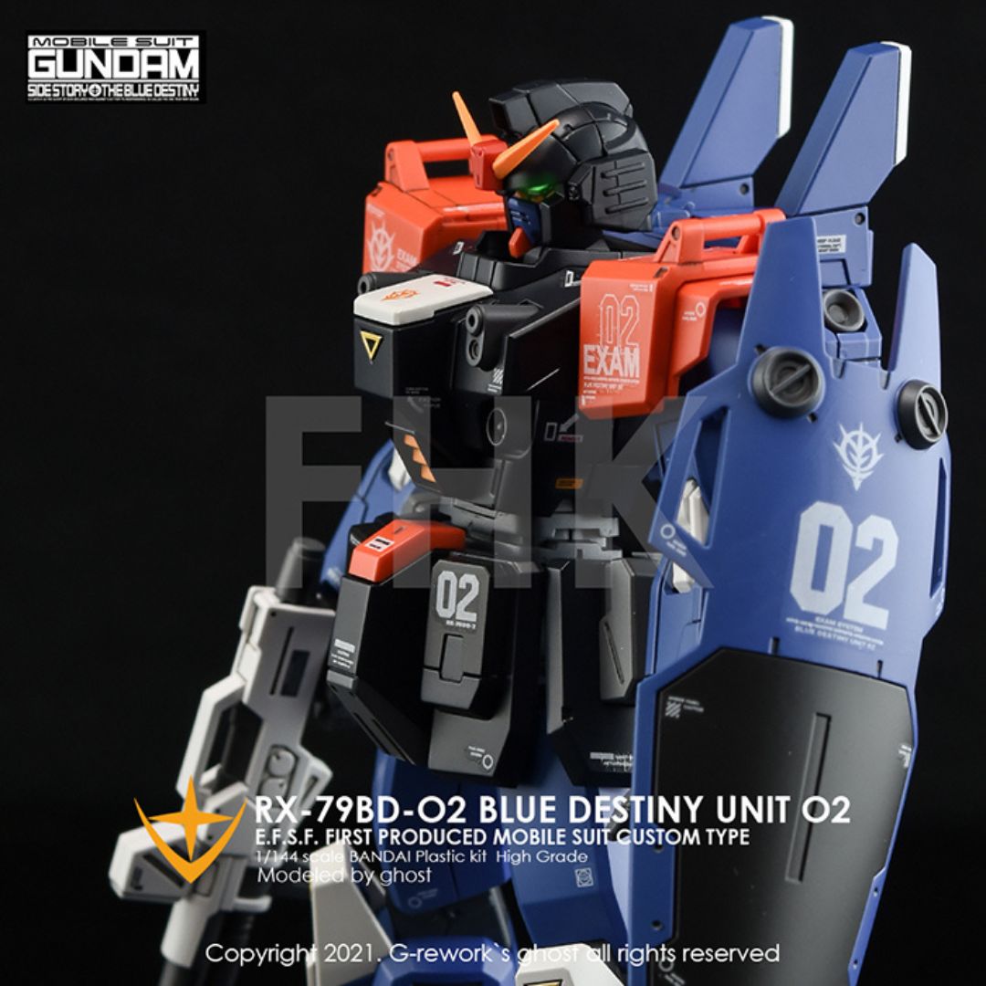 G-Rework Decal - [HG] RX-79 BD-02 [BLUE DESTINY UNIT 02]