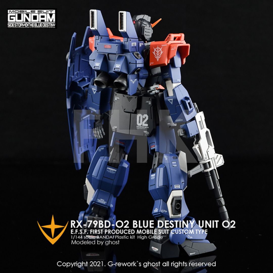 G-Rework Decal - [HG] RX-79 BD-02 [BLUE DESTINY UNIT 02]