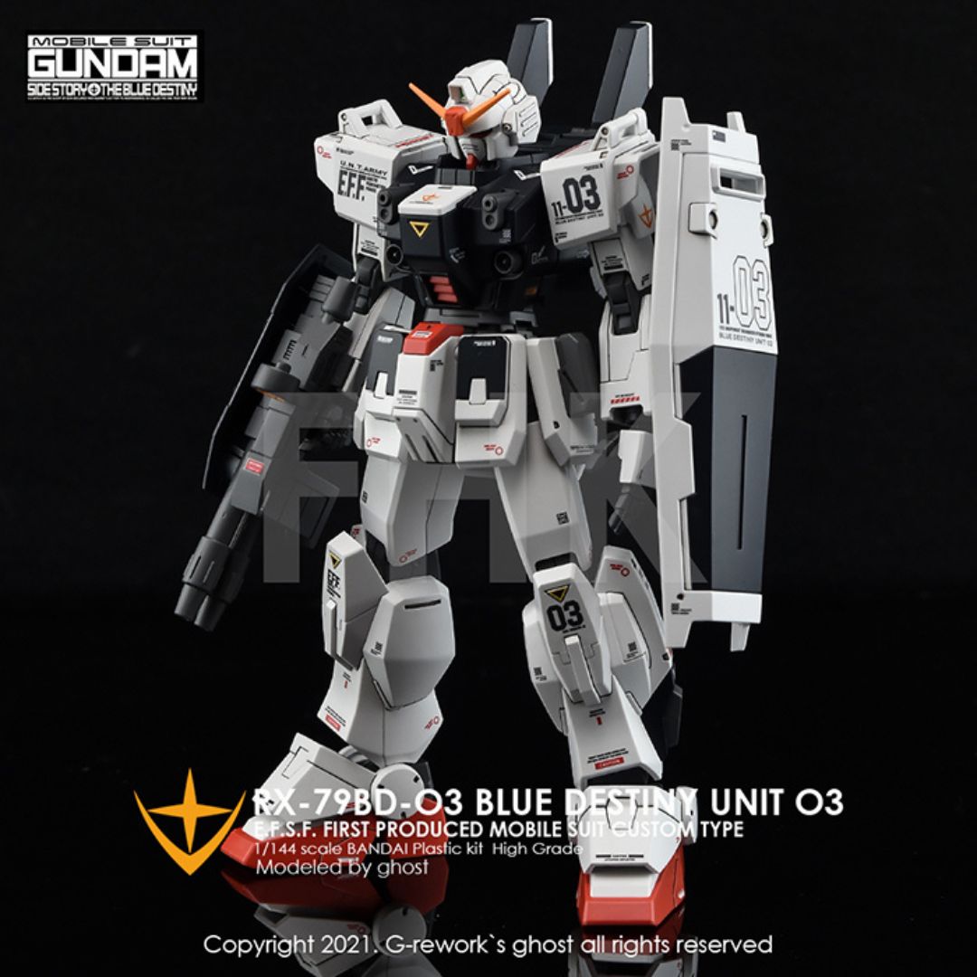 G-Rework Decal - [HG] RX-79 BD-03 [BLUE DESTINY UNIT 03]