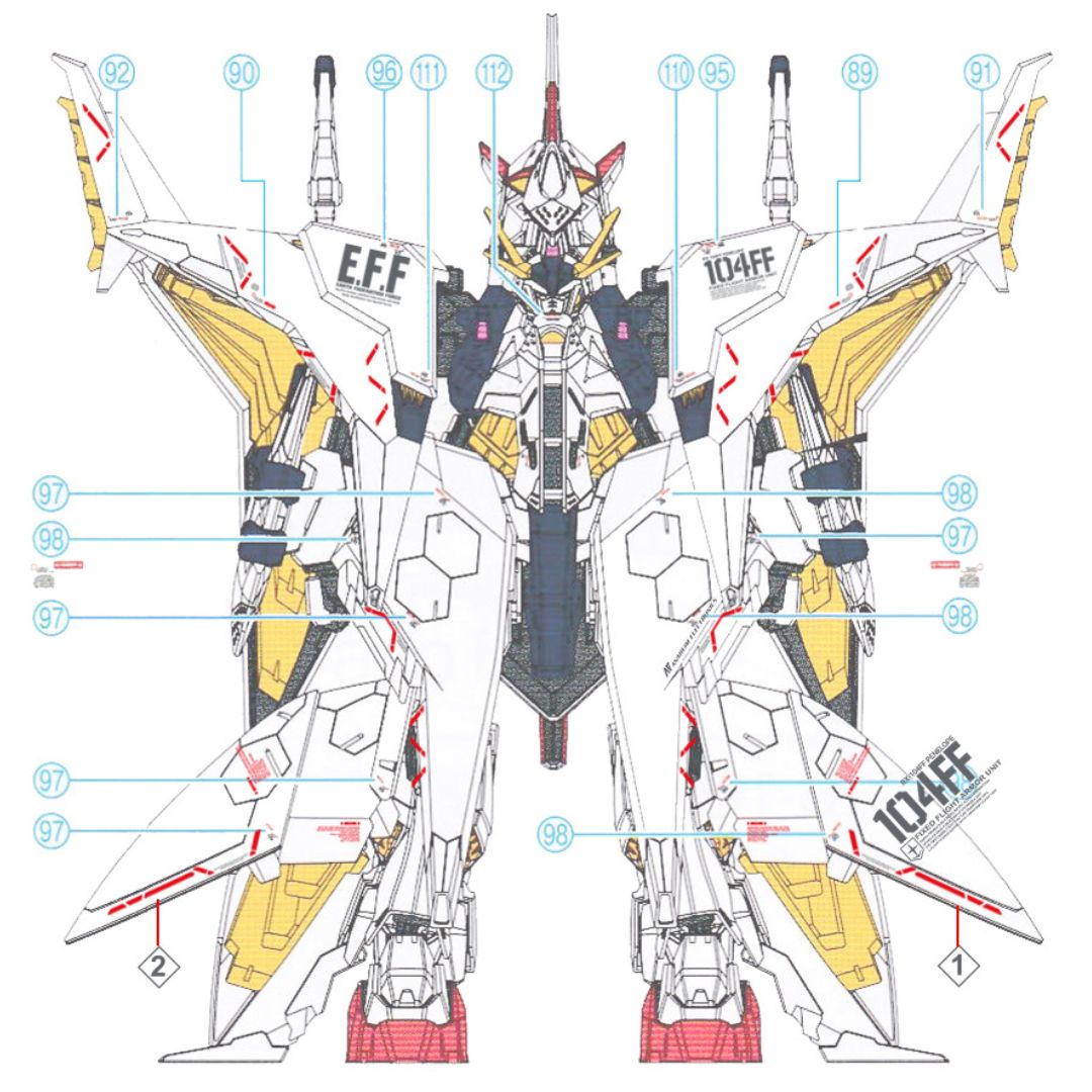 G-Rework Decal - [HG] RX-104FF PENELOPE