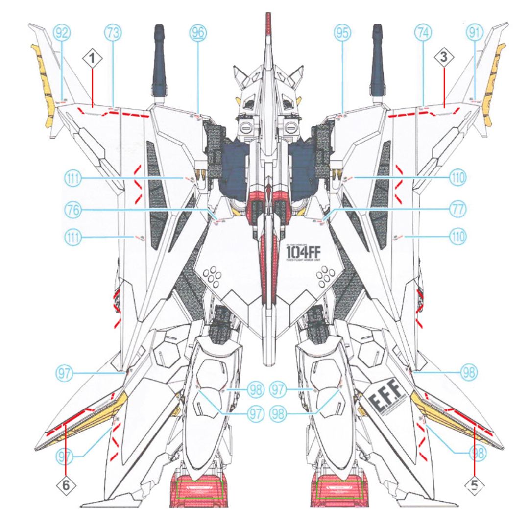 G-Rework Decal - [HG] RX-104FF PENELOPE