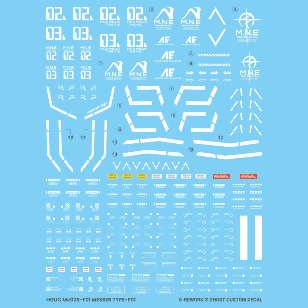 G-Rework Decal - [HG] MESSER