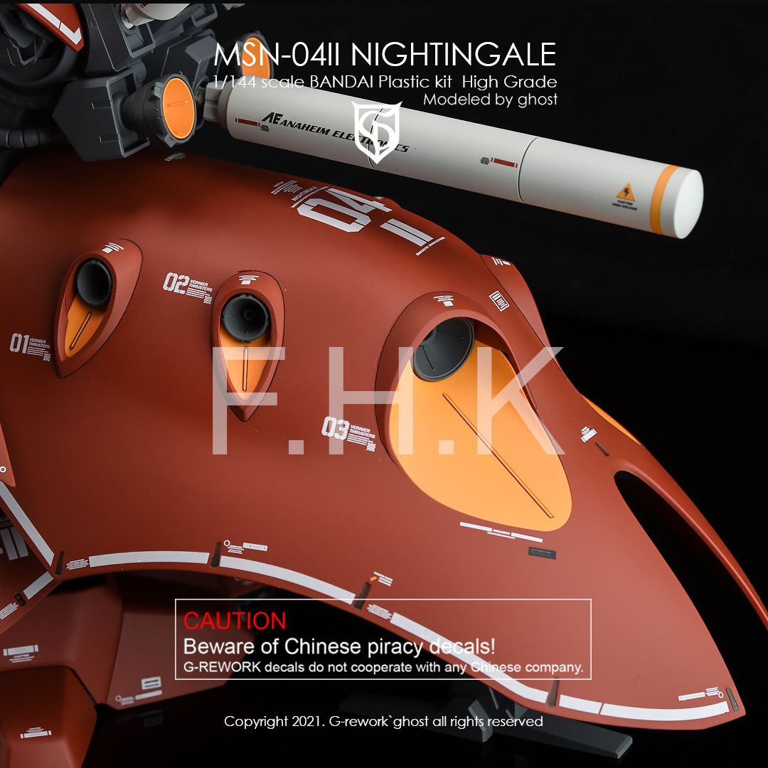 G-Rework Decal - [HG] MSN-04II NIGHTINGALE