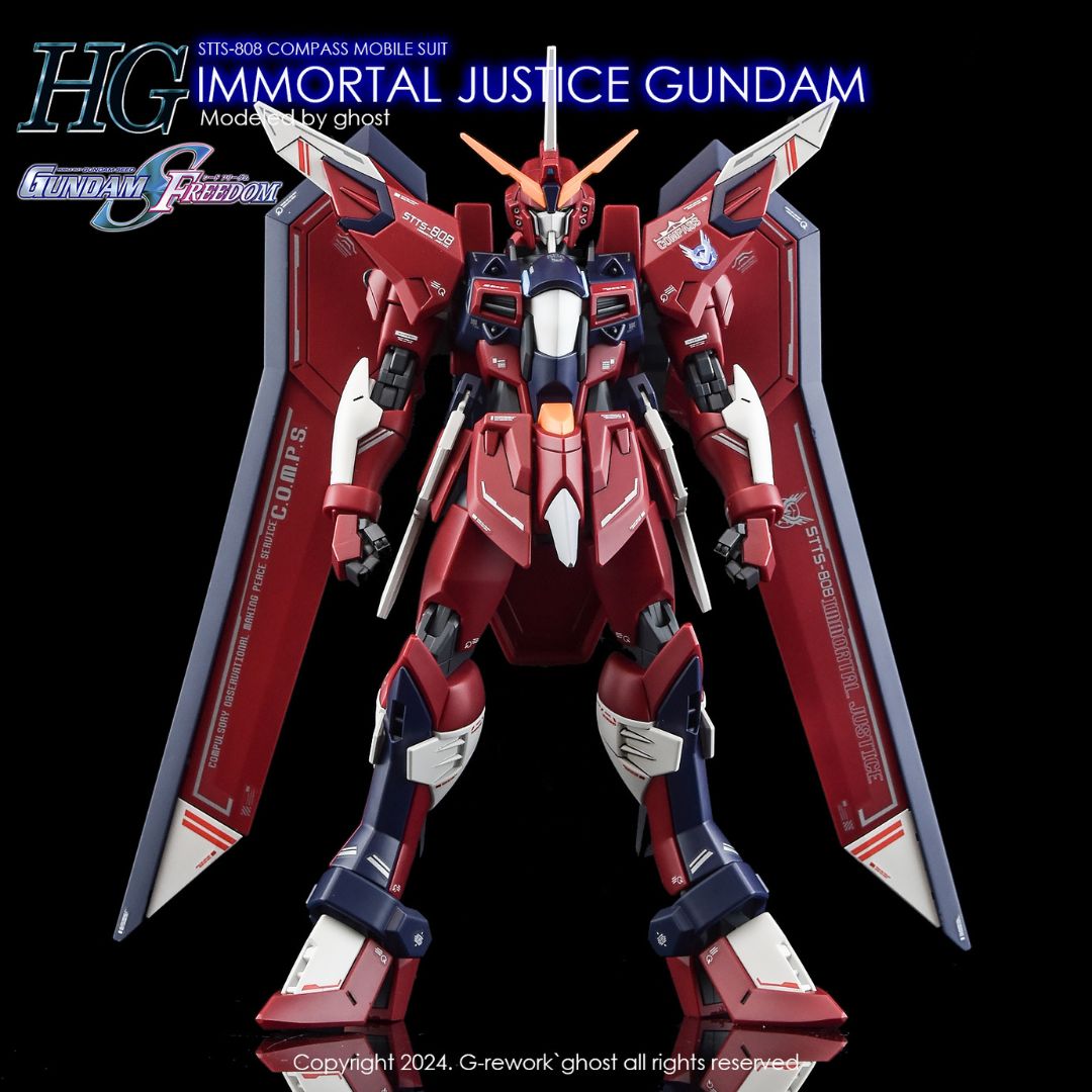 G-Rework Decal - [HG] SEED IMMORTAL JUSTICE GUNDAM