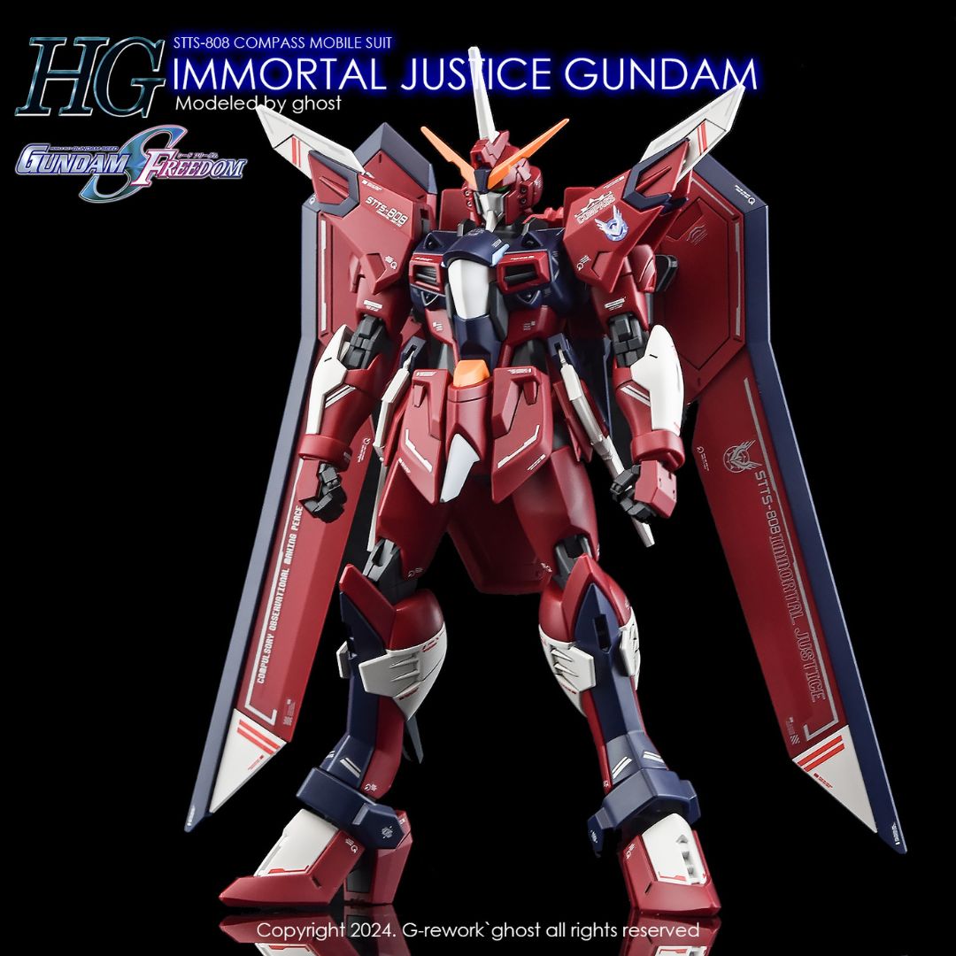 G-Rework Decal - [HG] SEED IMMORTAL JUSTICE GUNDAM