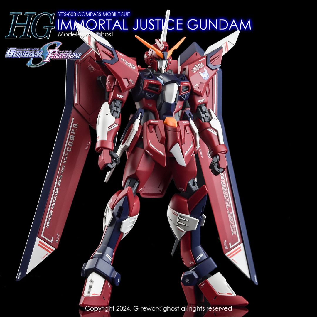G-Rework Decal - [HG] SEED IMMORTAL JUSTICE GUNDAM
