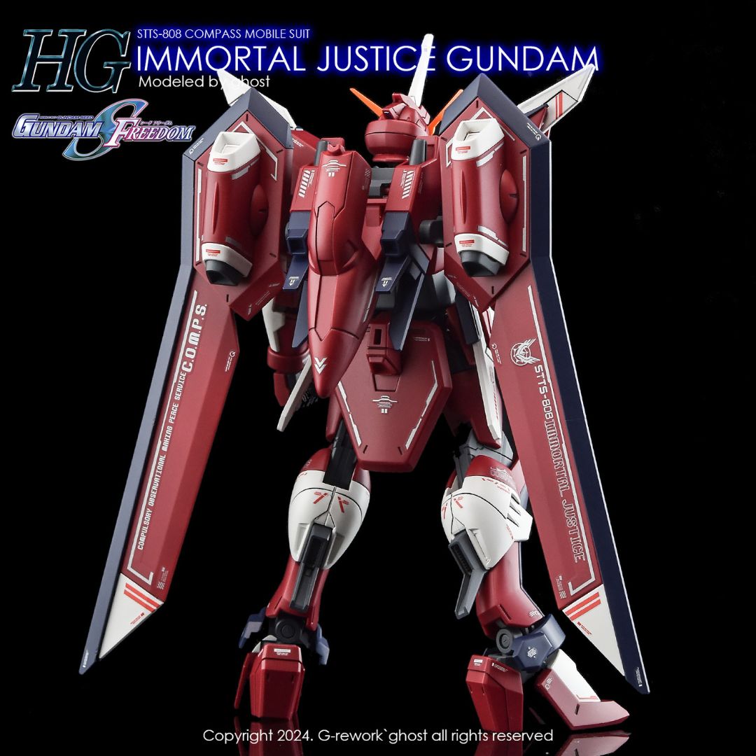 G-Rework Decal - [HG] SEED IMMORTAL JUSTICE GUNDAM