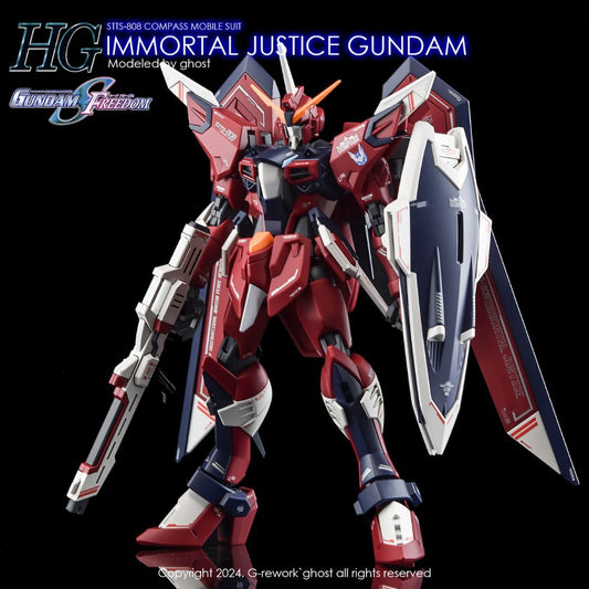 G-Rework Decal - [HG] SEED IMMORTAL JUSTICE GUNDAM