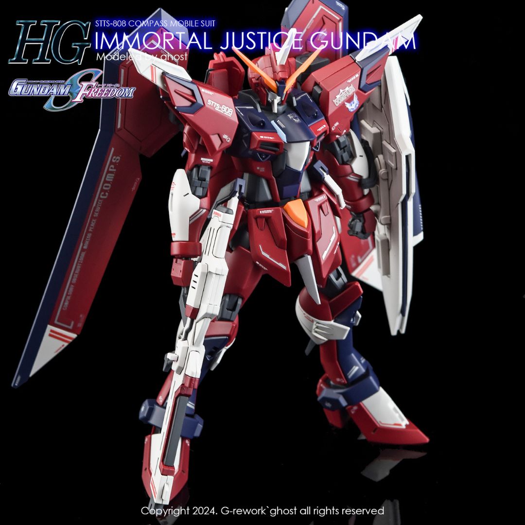 G-Rework Decal - [HG] SEED IMMORTAL JUSTICE GUNDAM