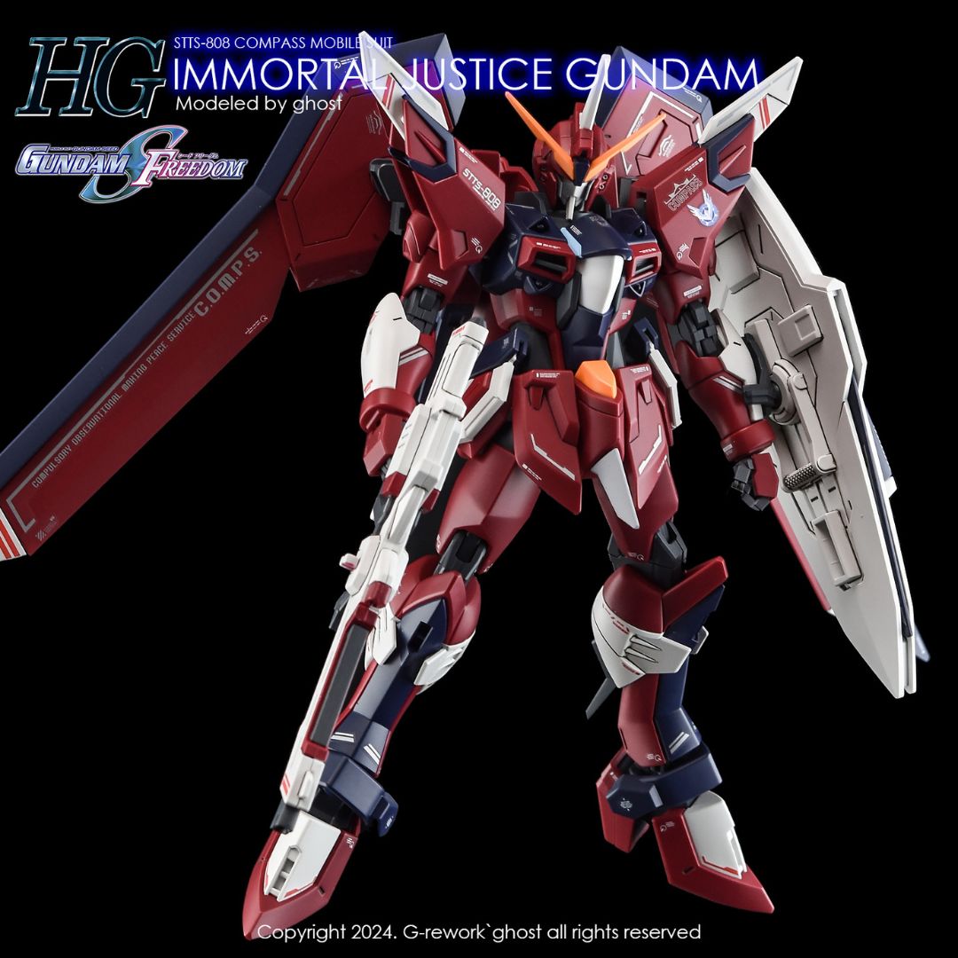 G-Rework Decal - [HG] SEED IMMORTAL JUSTICE GUNDAM
