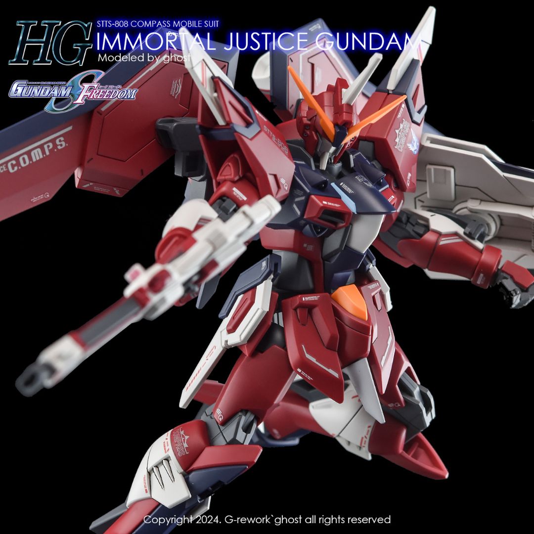 G-Rework Decal - [HG] SEED IMMORTAL JUSTICE GUNDAM