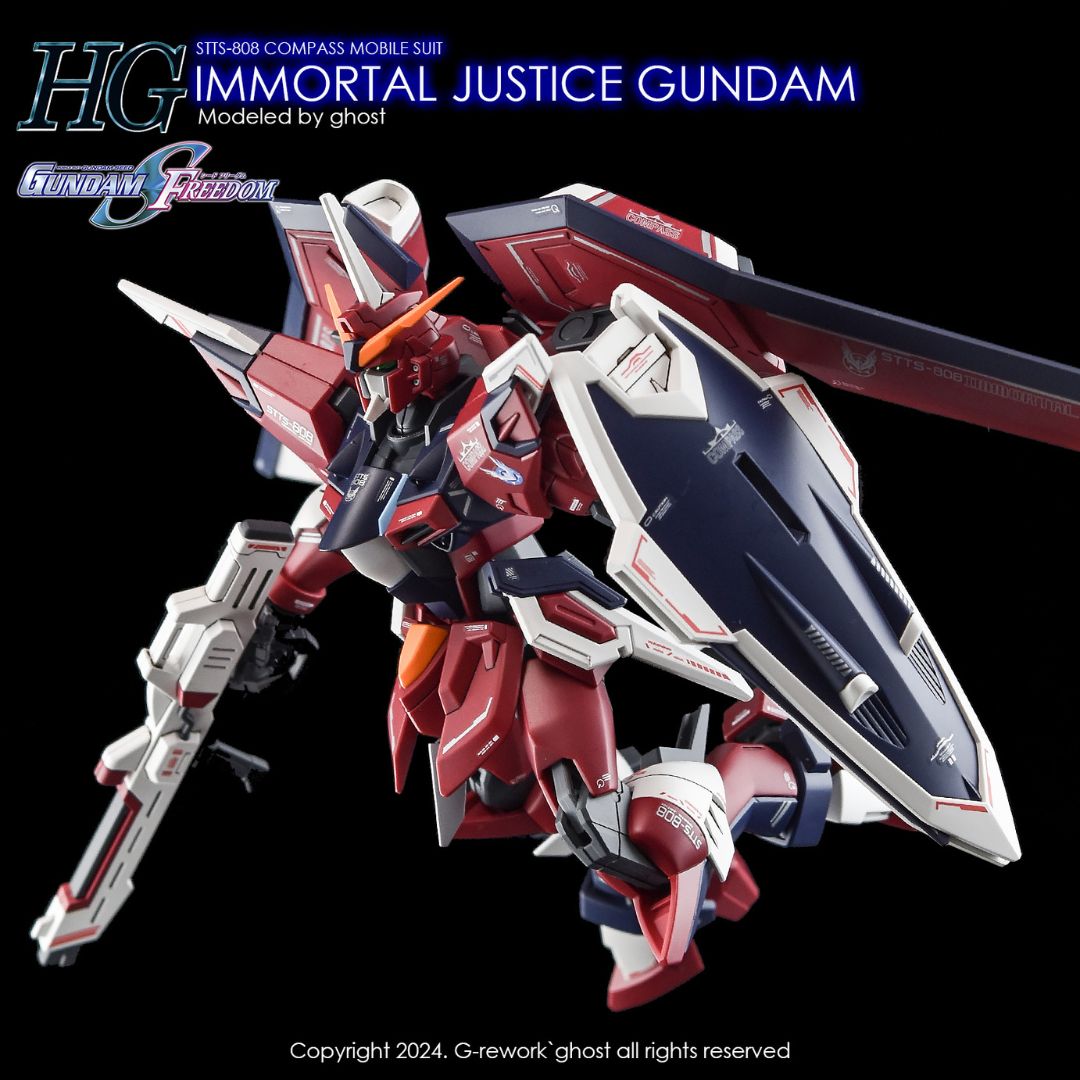 G-Rework Decal - [HG] SEED IMMORTAL JUSTICE GUNDAM