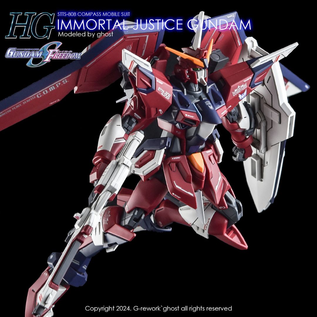 G-Rework Decal - [HG] SEED IMMORTAL JUSTICE GUNDAM