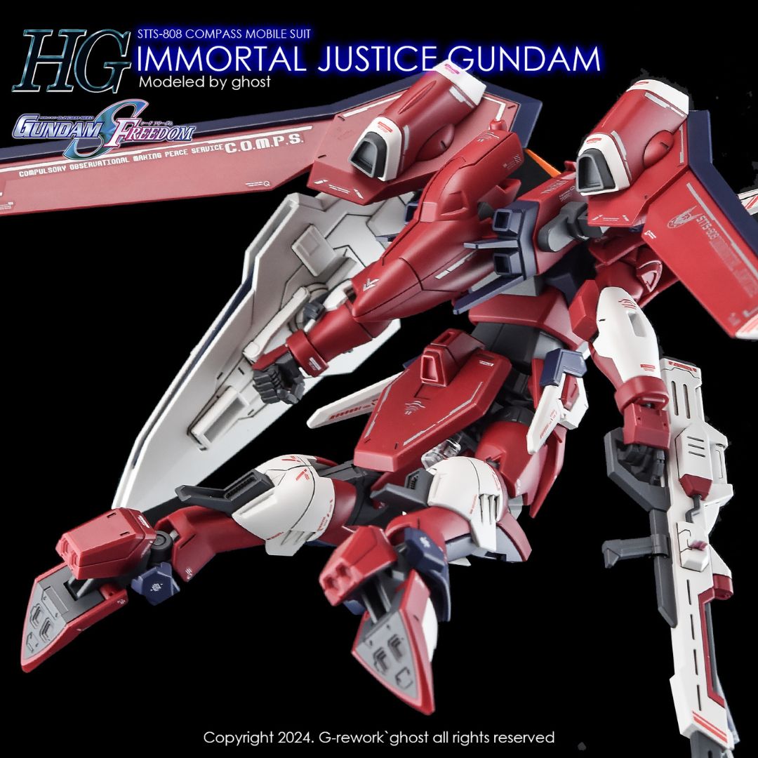 G-Rework Decal - [HG] SEED IMMORTAL JUSTICE GUNDAM